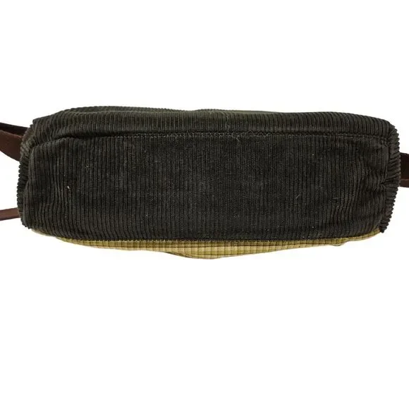 ASEISMANOS Crossbody Bag Plaid Corduroy Rectangle Handcrafted Made in Spain Cute - Picture 5 of 9